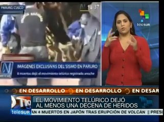 Video herunterladen: Registran cinco réplicas tras terremoto de 5.1 grados en Perú