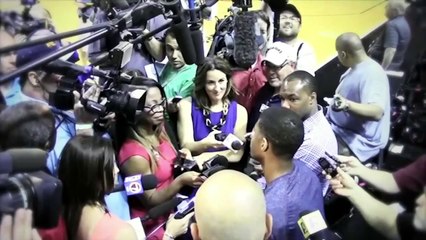 Paul George on his broken leg injury - great interview with Reggie Miller!