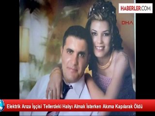 Teldeki Halıyı Almaya Çalışırken Elektrik Akımına Kapıldı