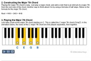 Free Piano Lesson 30 - Major 7th Chords