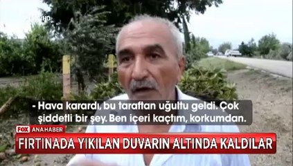 Türkiye'de Fırtına kabusu ne ağaç bıraktı ne de çatı baca