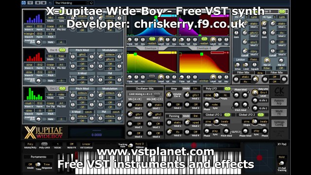 Free VST Plugin - X-Jupitae Wide-Boy Synthesizer - vstplanet.com