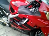 Honda CBR 600 F4i and Two Brothers exhaust, Carbon Black M2