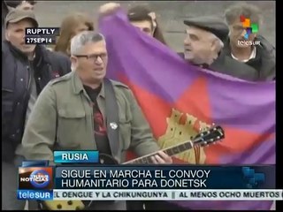 Rusia: grupo antifascista de ayuda a Donetsk marcha hacia Rostov