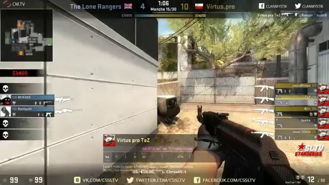 Virtus.pro vs The Lone Rangers CM.TV SLTV StarSeries XI