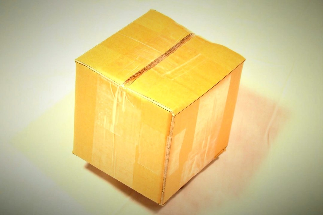 Como se hace una caja de cartón, de solapas, para envíos  - Trabajos manuales - Manualidades