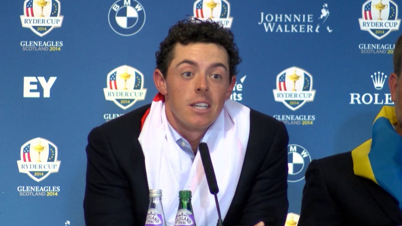 GOLF: Ryder Cup: McIlroy: ''Todavía Europa está por debajo de EEUU en Ryder Cups''