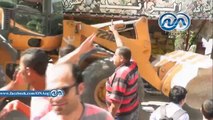 أمن السويس يشن حملة لإزالة الإشغالات والمخالفات بشوارع المحافظة