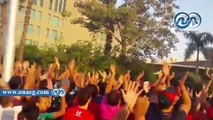 بالفيديو.. أولتراس أهلاوي يدعم الفريق قبل مباراة القطن الكاميروني