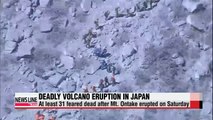 At least 31 feared dead after Japan's Mt. Ontake erupted on Saturday