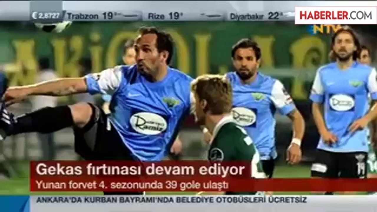 Gekas, Ligdeki 15 Takımdan Daha Fazla Gol Attı