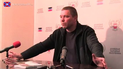 Пресс-конференция Сергея Маховикова в ДНР 27.09.2014