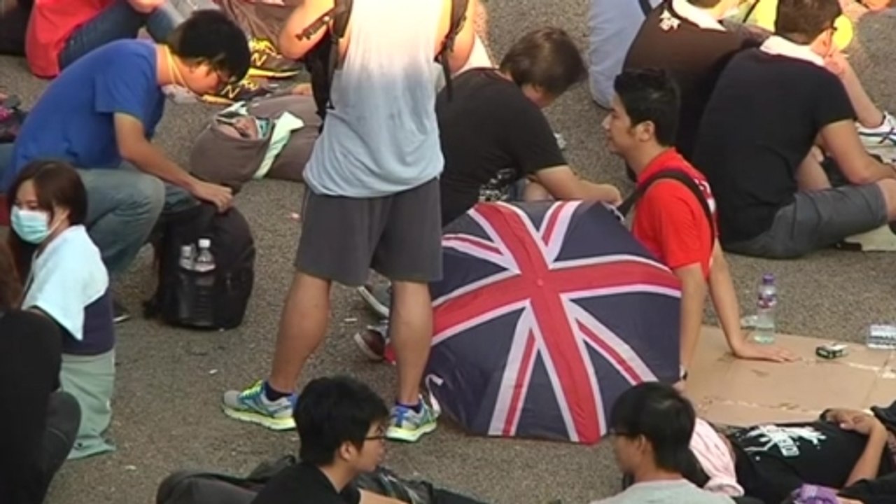 Hong Kong protesters defiant