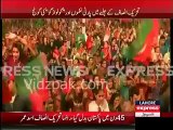 Ibrarul haq is addressing with PTI crowed at minar e Pakistan. 28 september 2014