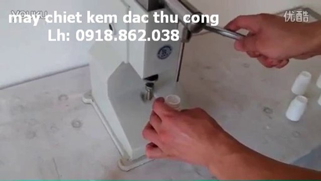 máy chiết mỹ phẩm thủ công, máy chiết kem đặc thủ công, máy chiết kem mỹ phẩm gạt tay