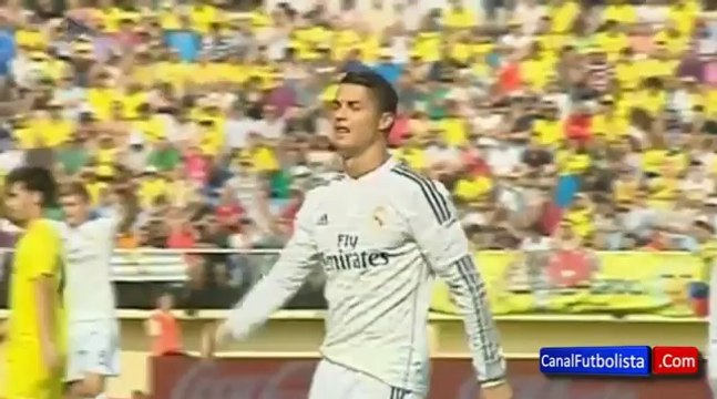 La réaction de Cristiano Ronaldo Come Home Ronaldo des fans de MU | Villarreal 0-2 Real Madrid 2014