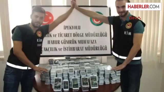 Silopi Habur'da 1 Milyon 230 Bin Değerinde Kaçak Cep Telefonu Yakalandı