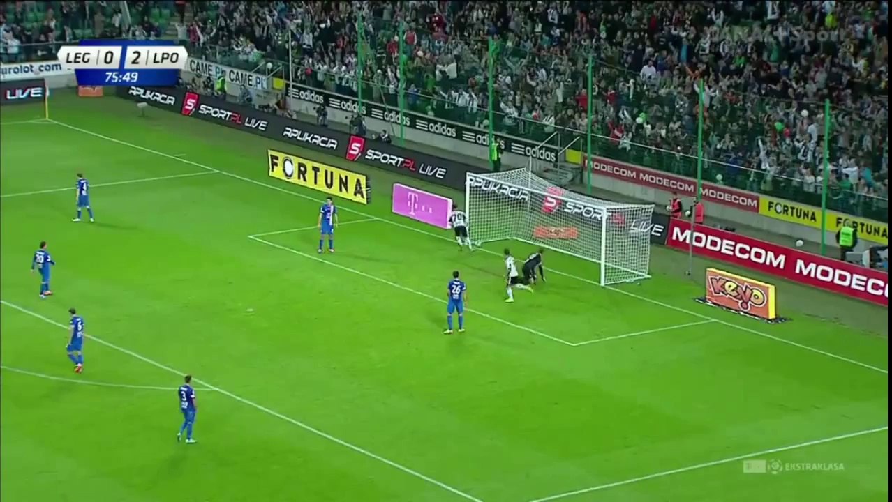 Tomasz Brzyski Best Goal . Legia Warszawa 2 - 2 Lech Pozna  27.09.14