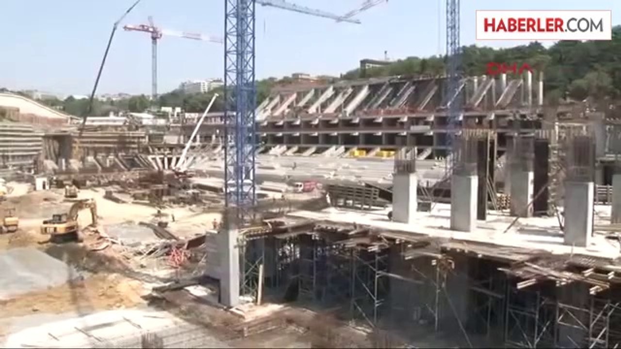 Beşiktaş Vodafone Arena Stadı İnşaatından Arşiv Görüntüler