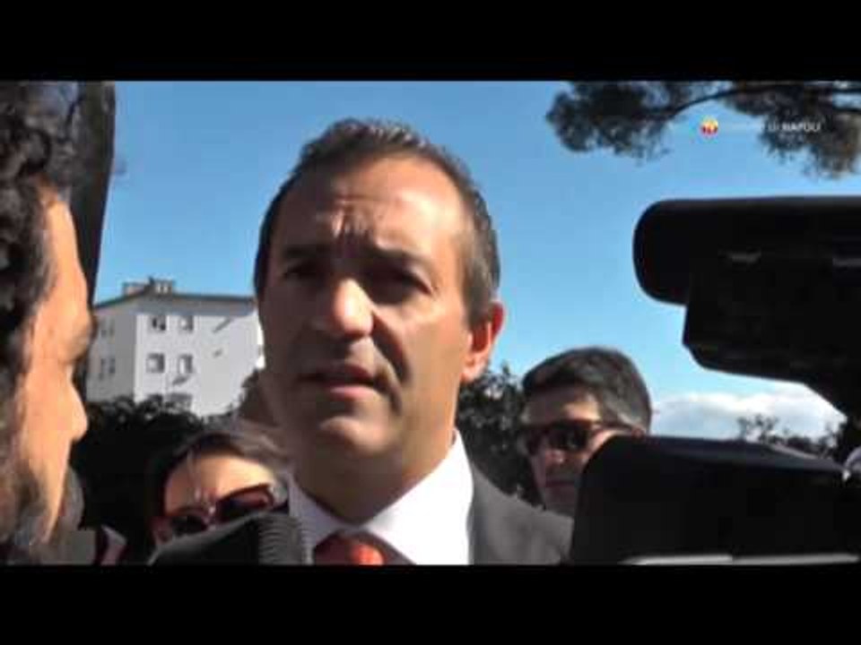 Napoli - Why Not, le dichiarazioni di de Magistris (28.09.14)