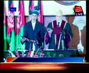 Ghani takes oath as new Afghan president
