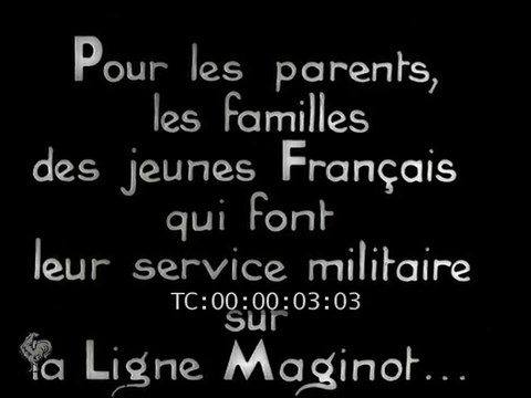 les équipages de la ligne maginot