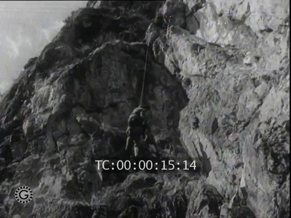 manoeuvre dans les alpes dans les années 50