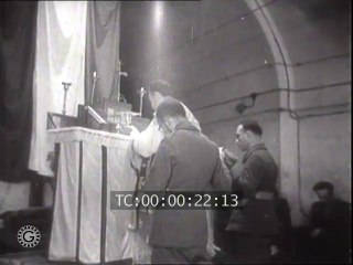 la messe dans un gros ouvrage de la ligne maginot