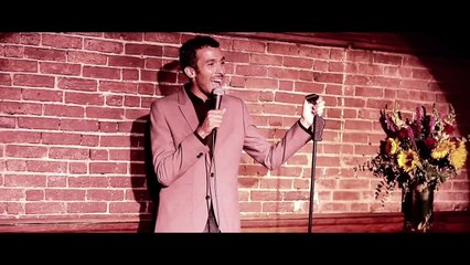 Mustapha El Atrassi @ the comedy cellar in New-York City.