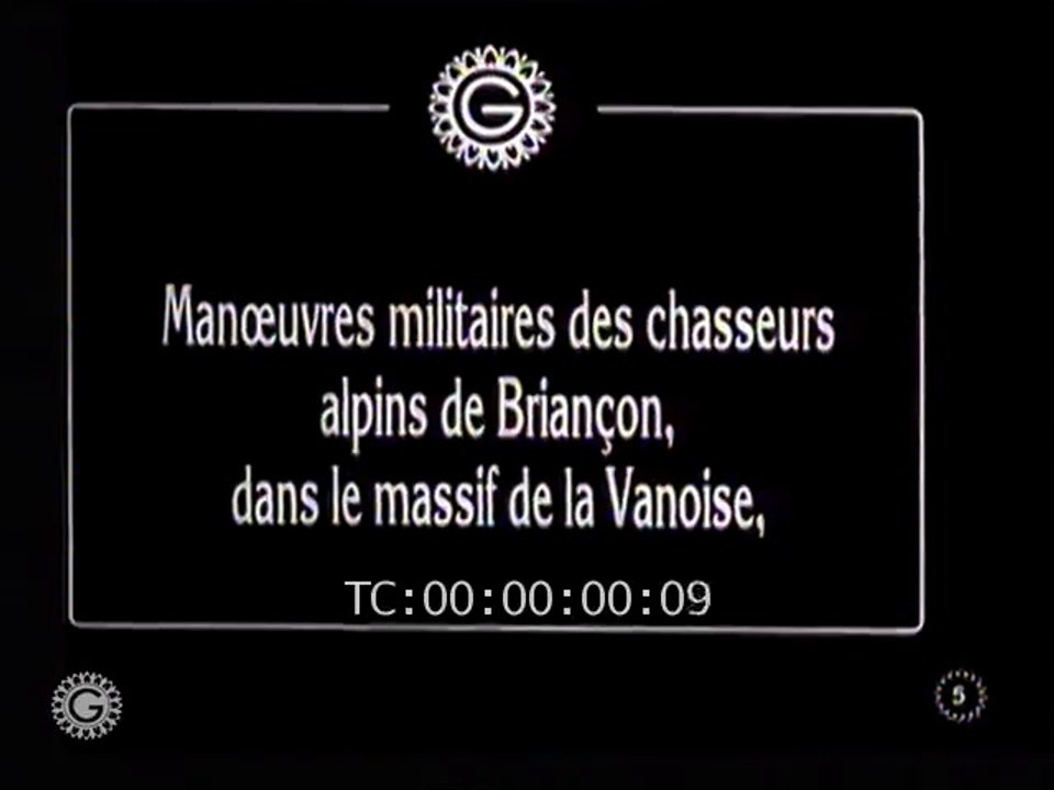 nos chasseurs alpins manoeuvres a briançon