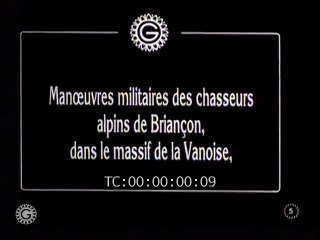 nos chasseurs alpins manoeuvres a briançon
