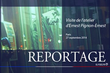 [REPORTAGE] Visite de l'atelier d'Ernest Pignon-Ernest