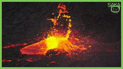 Volkanik Göle Taş Atılırsa Bakın Ne Olur