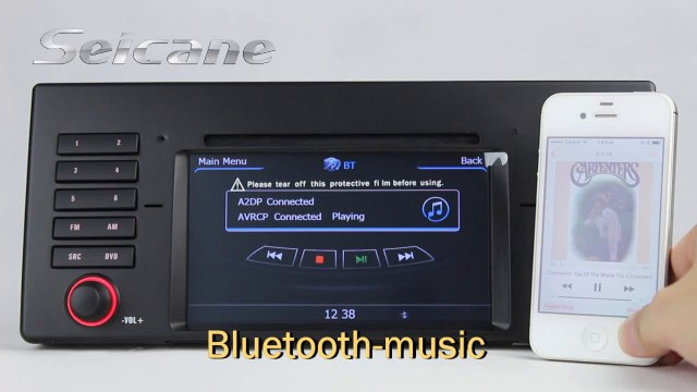 Upgrade BMW E53 Autoradio with USB Analog TV Tuner SD Dual Zone HD TFT LCD