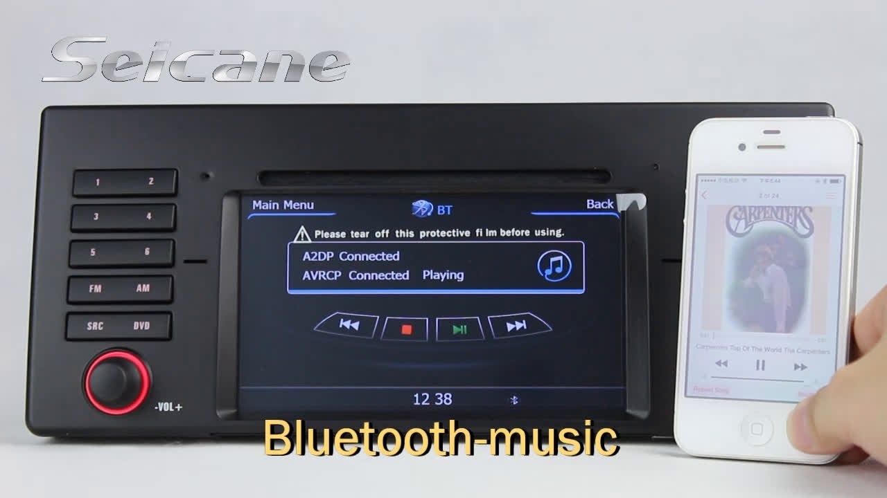 Upgrade BMW E53 Autoradio with USB Analog TV Tuner SD Dual Zone HD TFT LCD