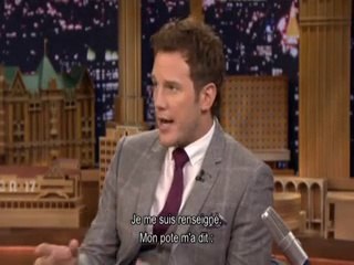 Jimmy Fallon / Chris Pratt ( Les Gardiens de la Galaxie) - Emission du 26 septembre sur MCM