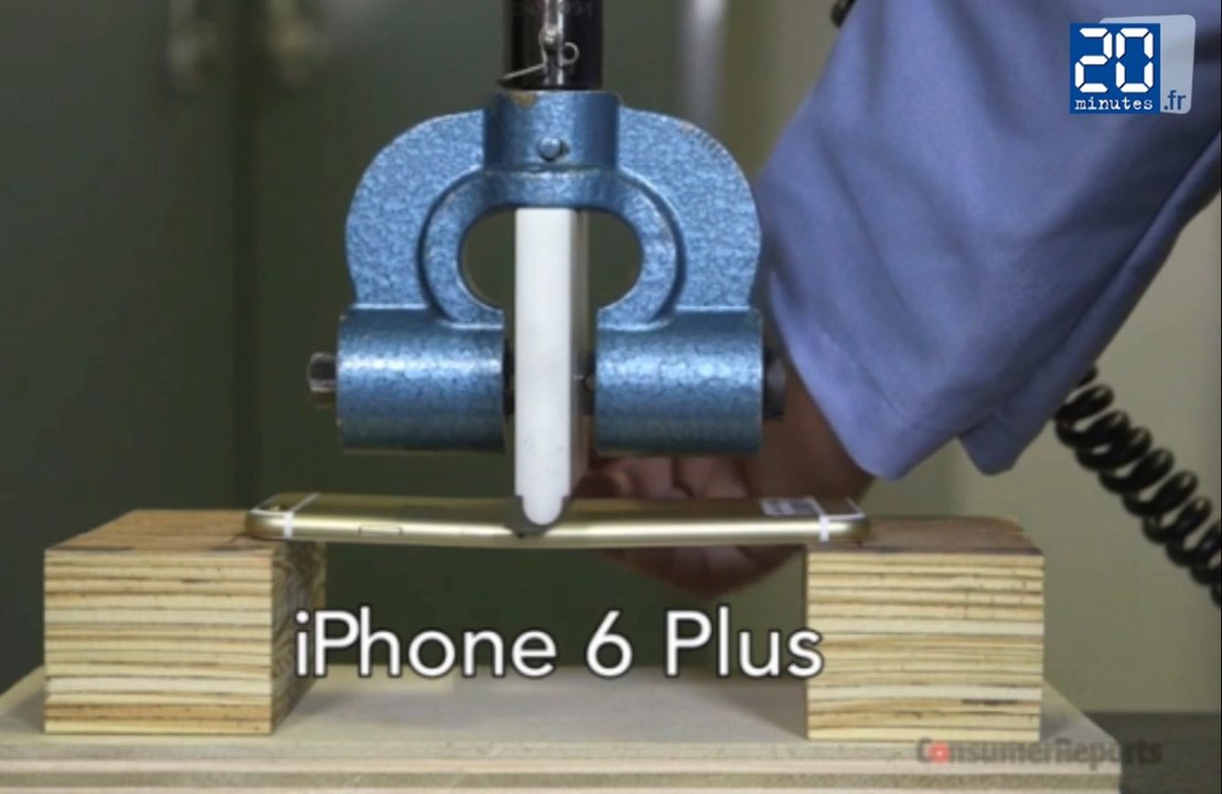 iPhone 6 plié: Le test en laboratoire