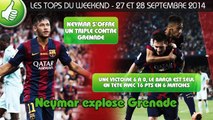 Neymar, Sakho, Tevez... les tops et les flops du weekend !