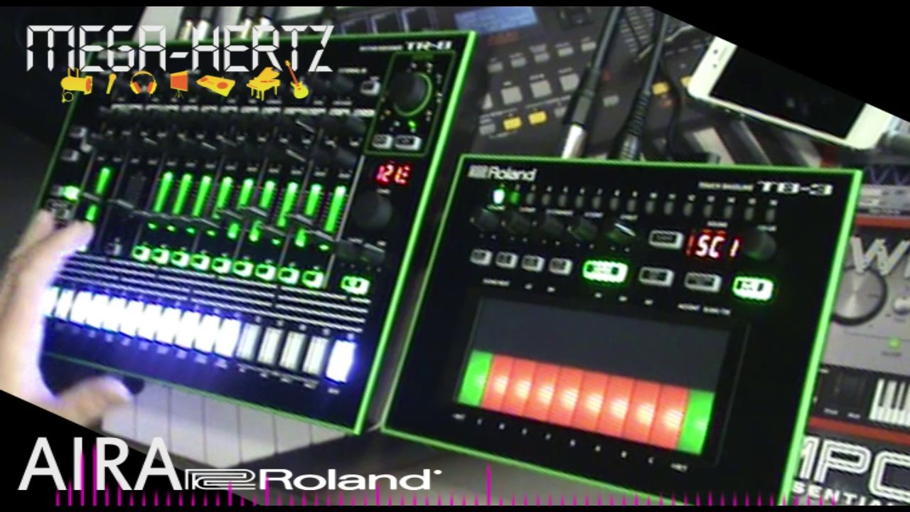 Démonstration Mix musique + TB3 et TR8 Roland Aira
