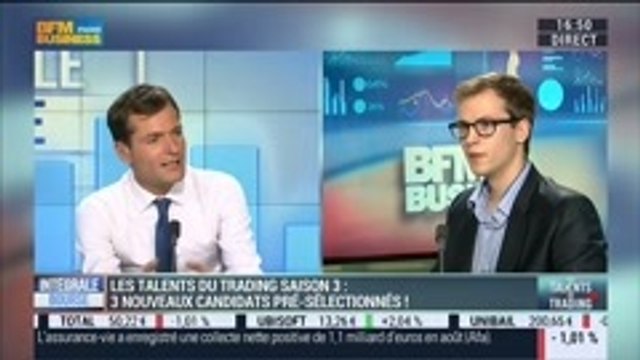 Les Talents du Trading, saison 3 : Alexandre Raverdy et Fabrice Pelosi, dans Intégrale Bourse - 29/09