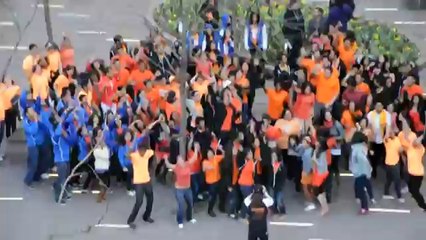 Violinder Singh at Flash Mob in NYC