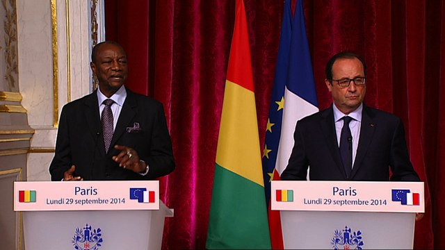 Déclaration conjointe à la presse avec M. Alpha Conde, président de la République de Guinée Conakry