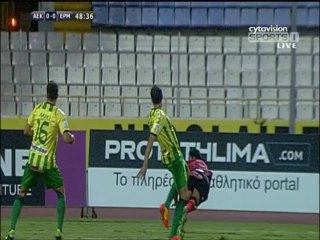 ΑΕΚ - Ερμής Κεφαλιά Ντε Αζεβέδο 49'