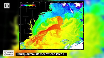 Pourquoi l'eau de mer est-elle salée ?
