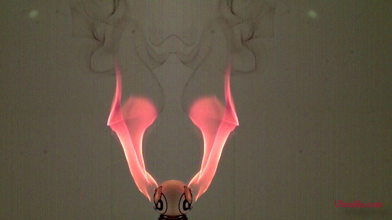 Slow motion fire eye candy