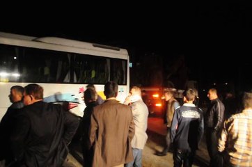 Kaldırımbaşı köyü kavşağı kaza