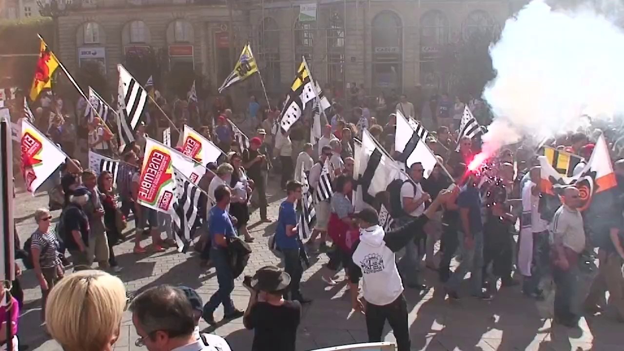 Manifestation pour la Réunification de la Bretagne à Nantes - Le 27 septembre 2014