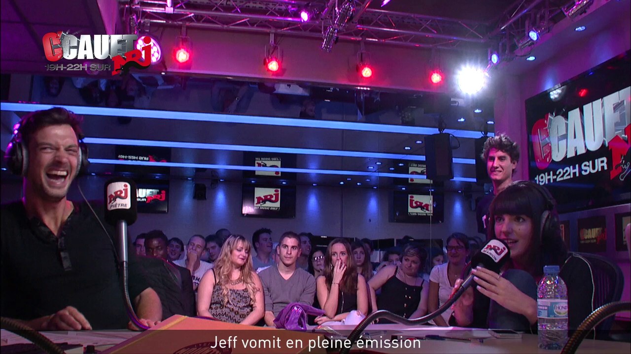 Jeff vomit en pleine émission - C'Cauet sur NRJ