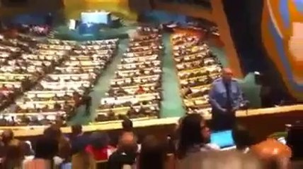 ABD polisi BM salonunda Erdoğan'a müdahale etti