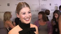 Gone Girl New York Film Festival Premiere - Rosamund Pike Red Carpet Interview